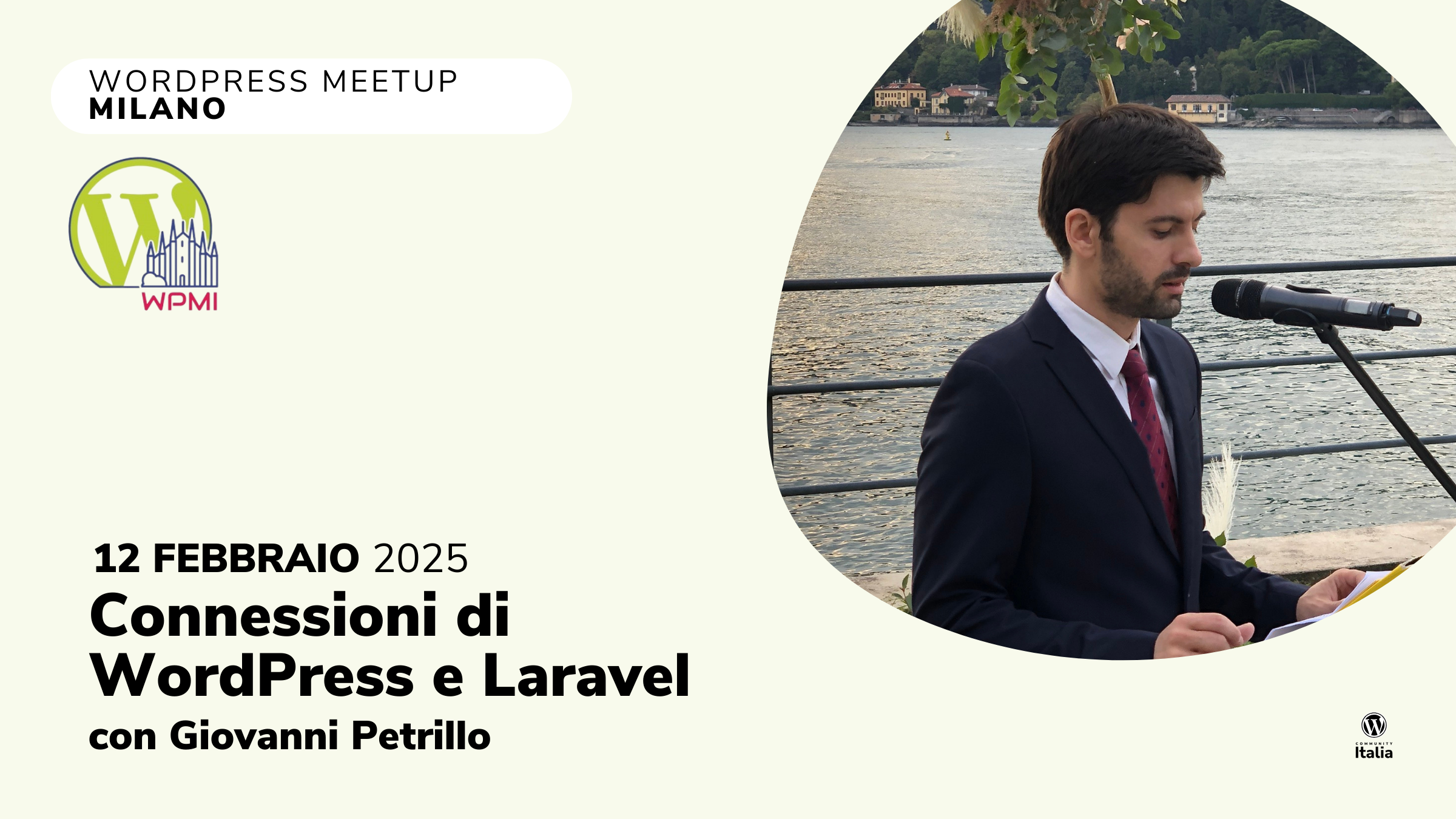 WordPress Meetup Febbraio 2025: Connessioni di WordPress e Laravel